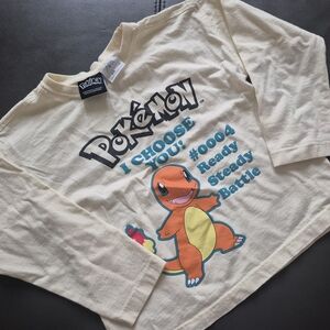 Zara Cream Pokémon Long Sleeve Tee